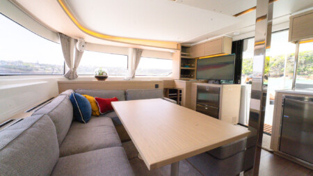 Lagoon 46 Lounge - Boat Shares Pittwater Sydney