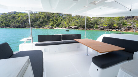 Lagoon Catamaran 46 Cockpit - Boat Shares Pittwater Sydney