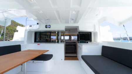 Lagoon 46 Cockpit Saloon - Boat Shares Pittwater Sydney